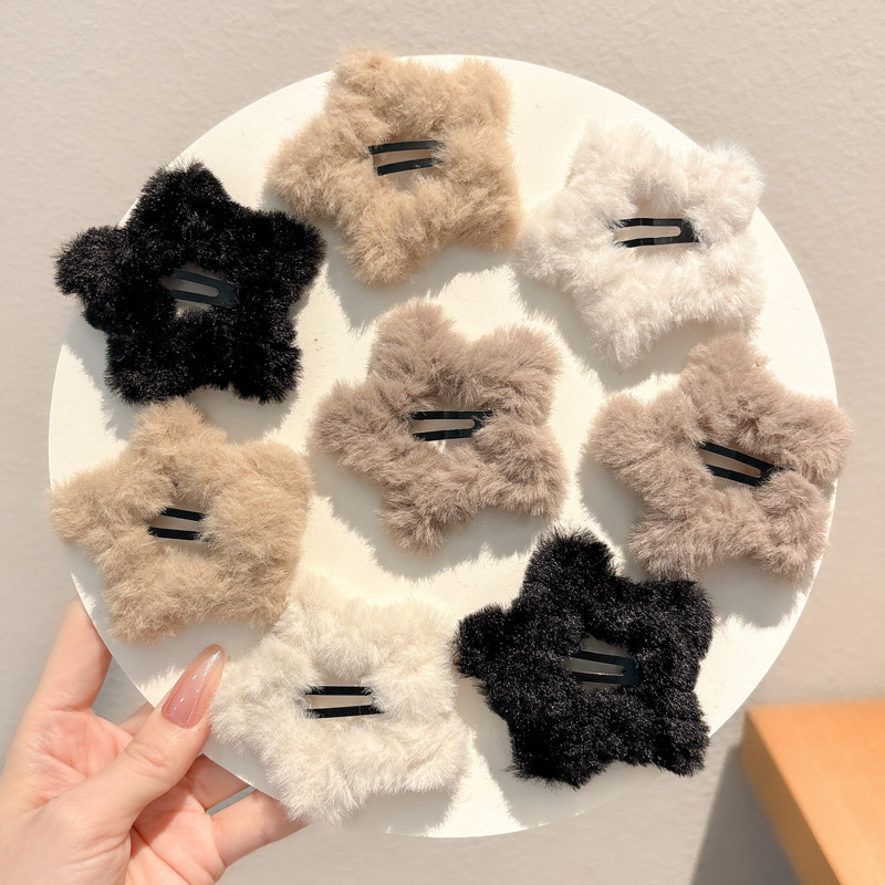 Peel de peluche para niños BB clip clip de peluche clip lateral para niñas lindas niñas toque de pelo para bebés