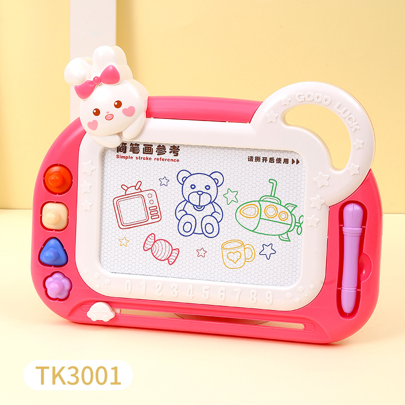 Jingjing tablero de escritura para niños tablero de dibujo magnético juguete de dibujos animados color Niños Bebé graffiti tablero de juguete al por mayor