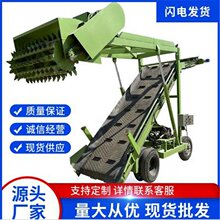 6米电动养殖饲草扒草机滚刀牧草饲草装取机移动方便牧草挖草机