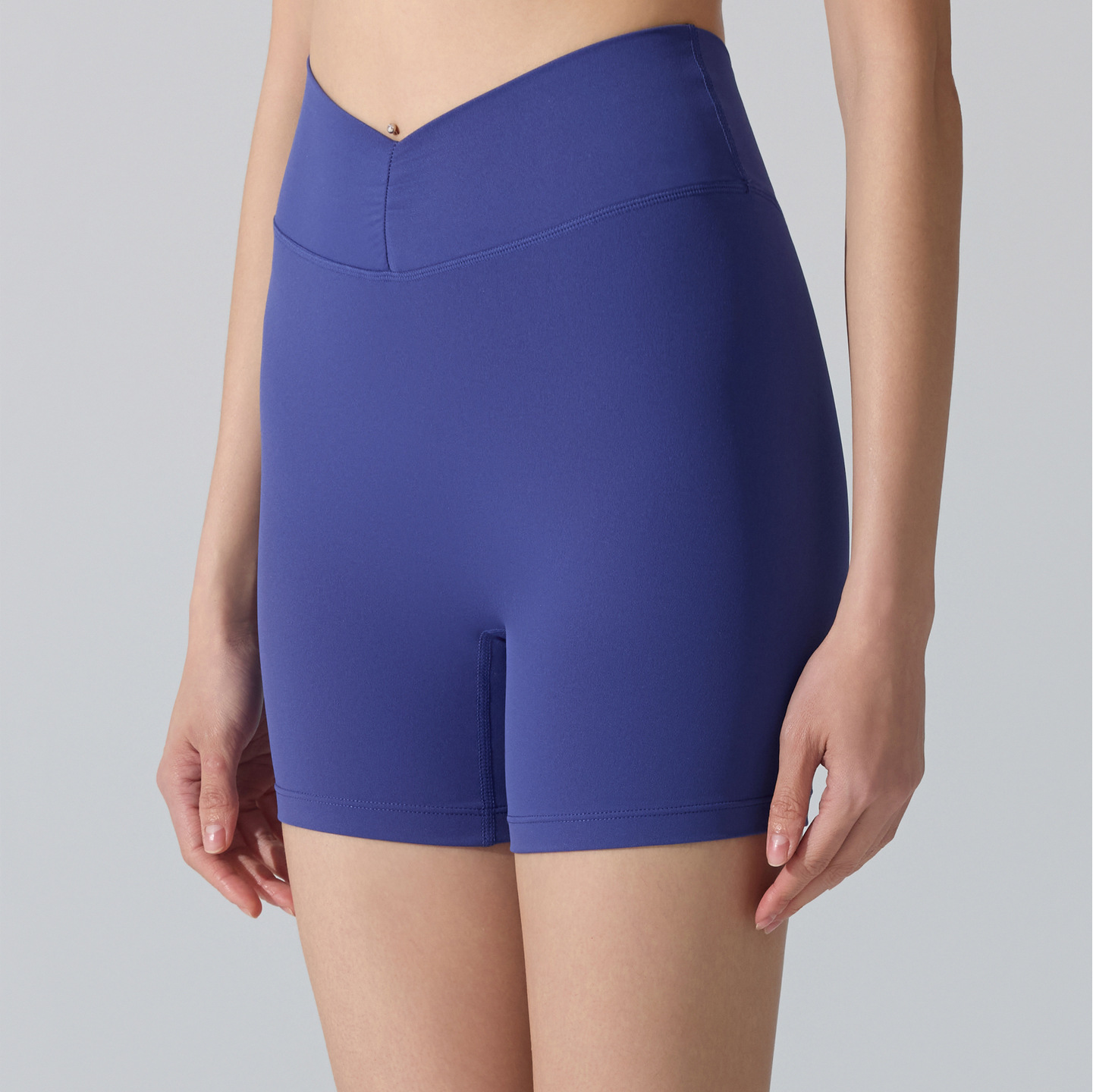 Europa y los Estados Unidos de cintura alta de plástico pantalon de calzada abdominal elevación de cadera rápida pantalones cortos de secado apretados para correr pantalones de bicicleta de fitness