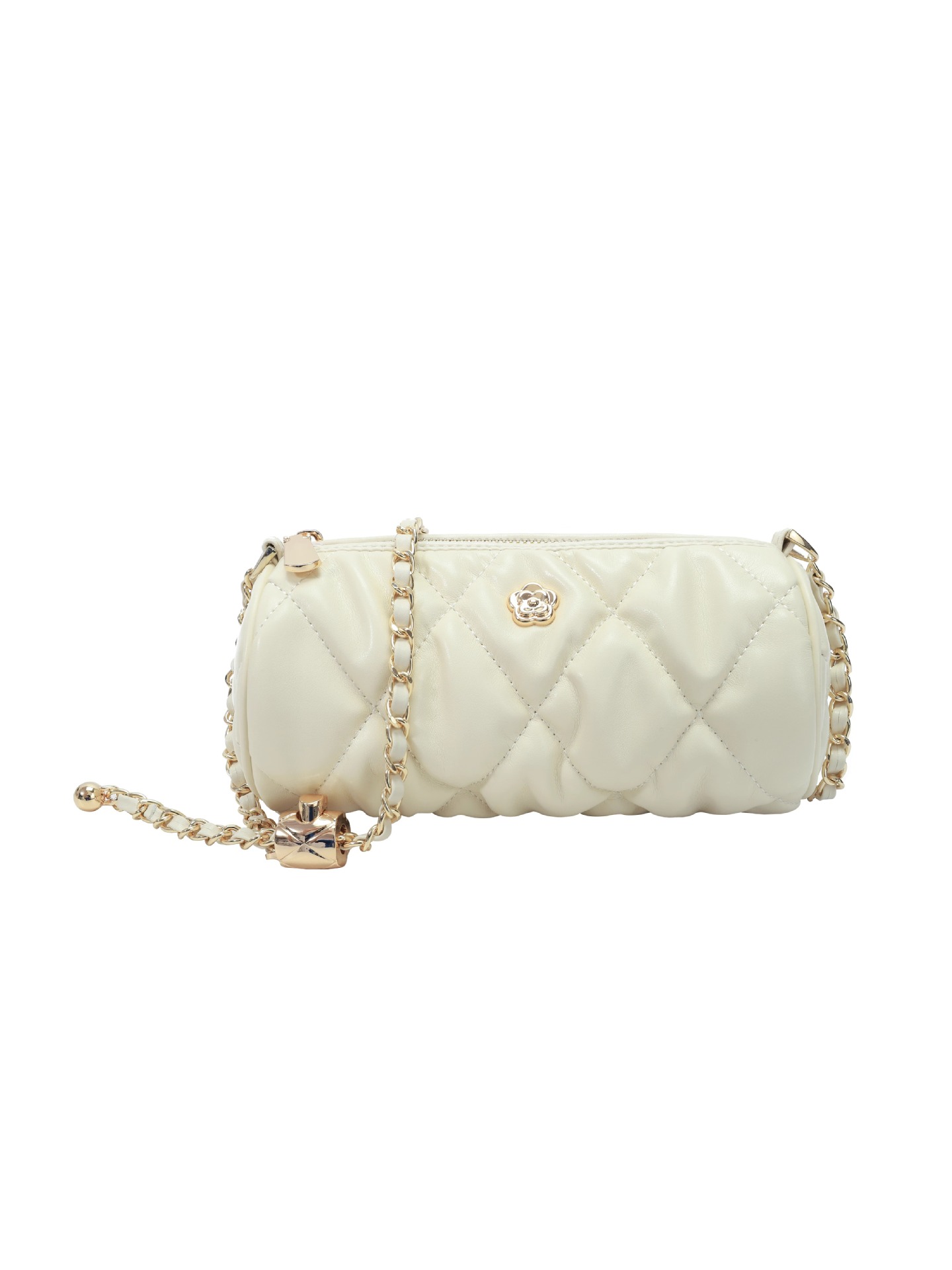 Secchio rotondo Xiaopu Qingxiyushan Camelia 03 Nuovo metodo ascellare a catena Borsa a tracolla singola con tracolla_voghion.com