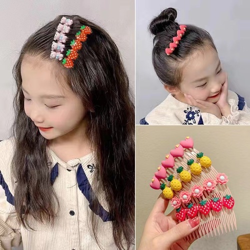 New Style Frizzy Hair Styler Comb for Children Girls Summer Hair Clip Headpiece Insert Comb Hair Accessory Girl 