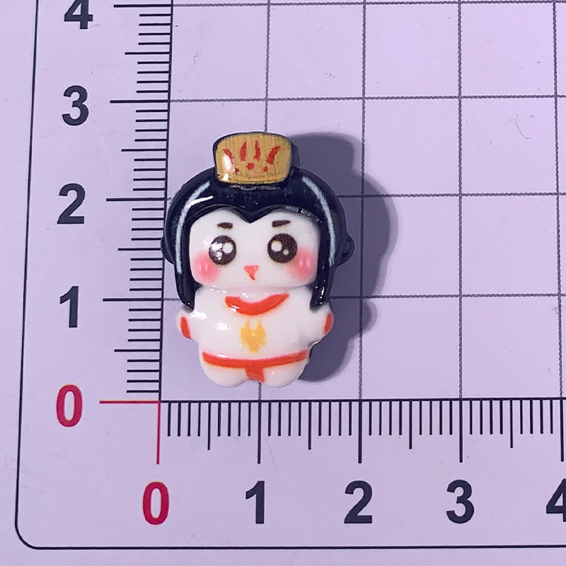 Nuevos dibujos animados viaje al oeste Gokong diy accesorios de resina crema pegamento para el cabello adornamiento para el cabello colgante botón de zapatos material hecho a mano