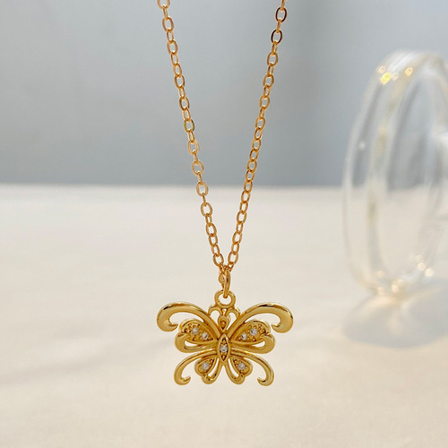 European and American minimalist necklace fashion influencer clavicle chain personalized exaggerated pendant Yiwu small commodity stall stock wholesale