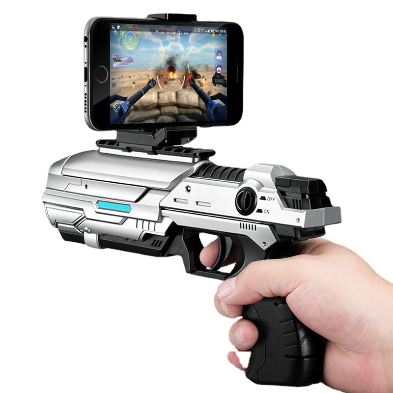 高清射击AR游戏枪手机智能蓝牙4D体感射击儿童礼品 生日玩具批发