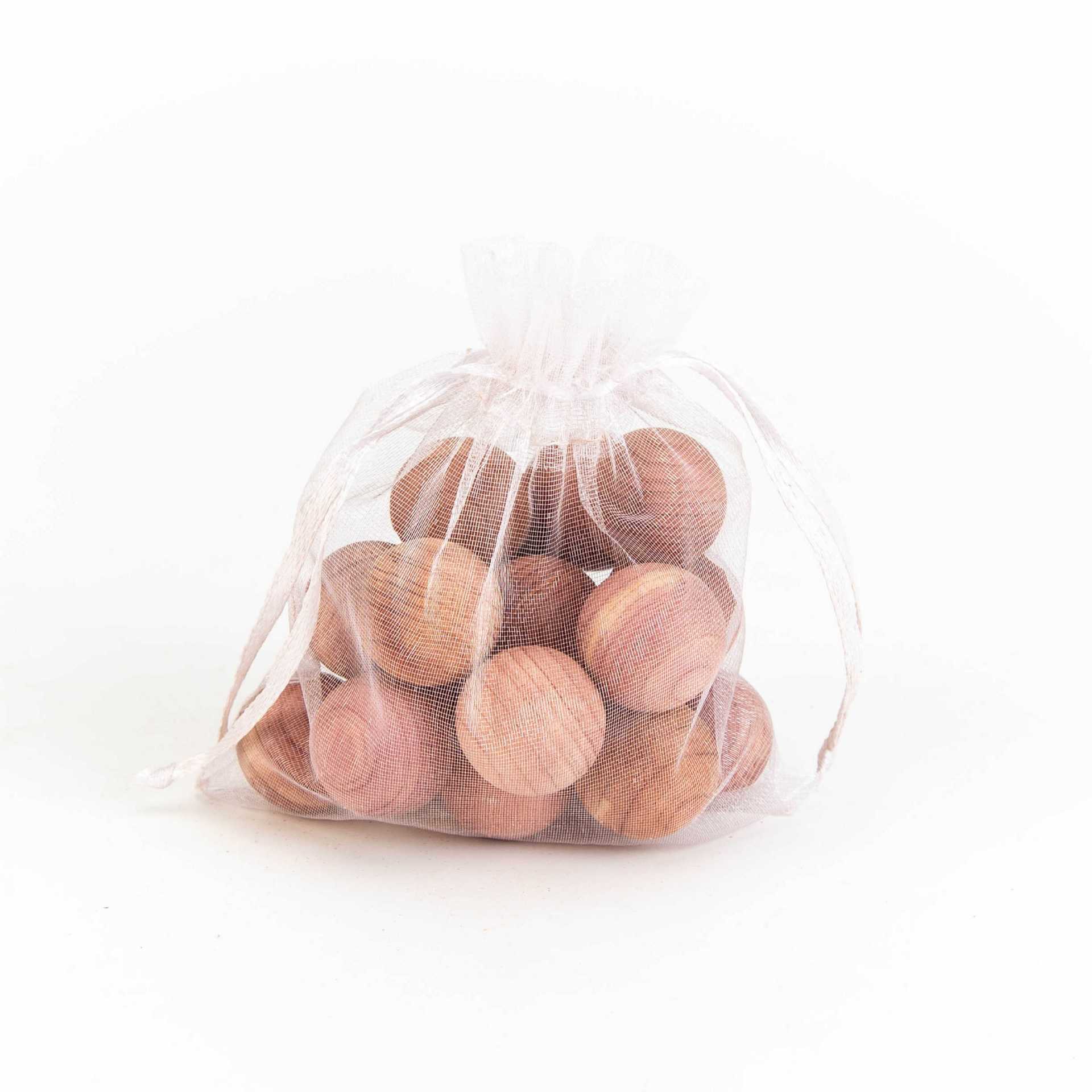 Bola de madera de cedro rojo desodorizante desodorizante bola anti-insectos bola redonda de cedro rojo cajón armario anti-insectos desodorizante granular natural de madera