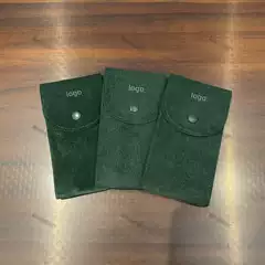 Factory Direct Supply Green Labor watch packaging velvet bag green water ghost portable watch bag in stock wholesale