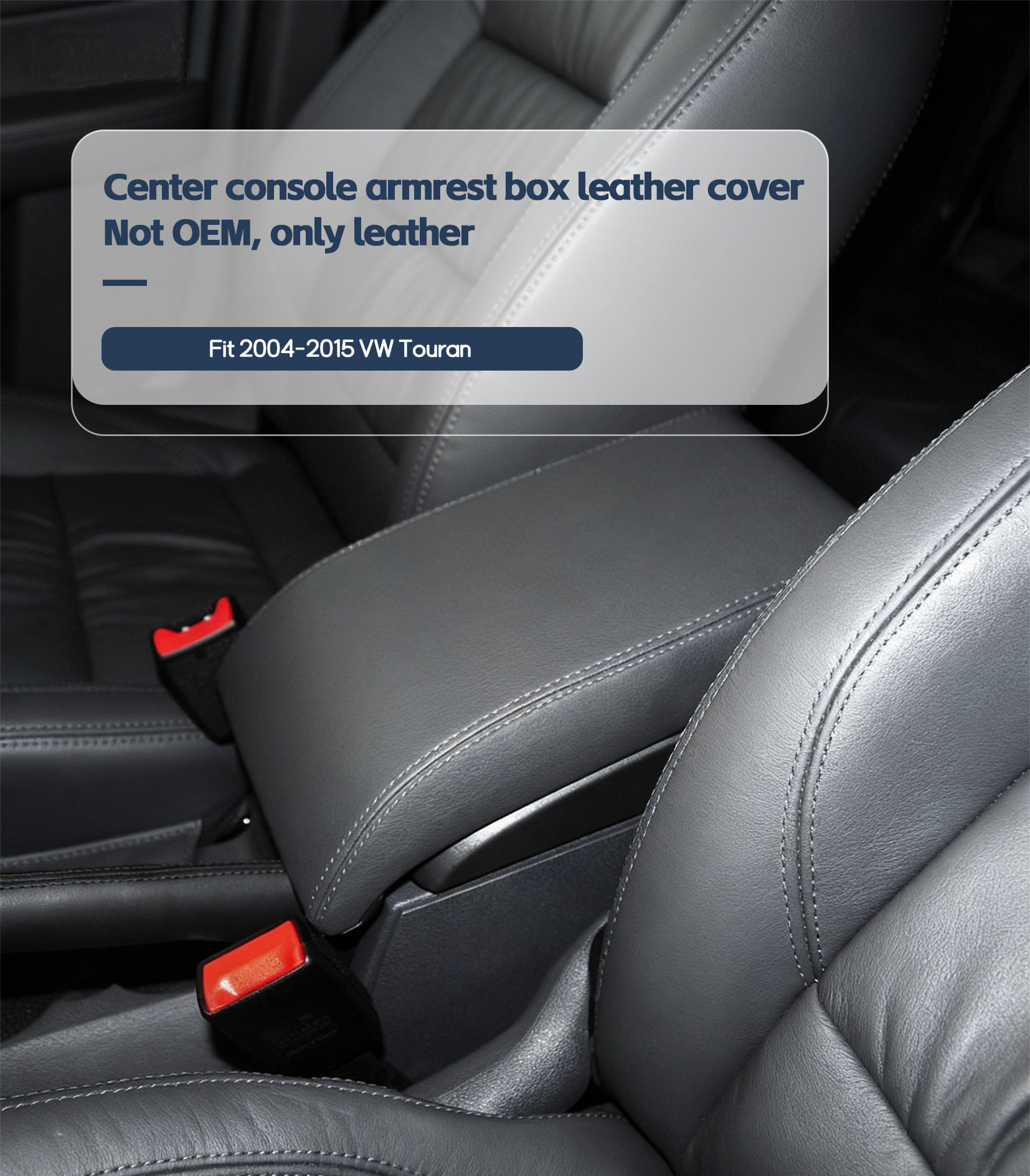Suitable for Vw Touran04-15 Volkswagen Touran Armrest Box Leather Cover Protective Cover Modification and Refurbishment Factory Supply