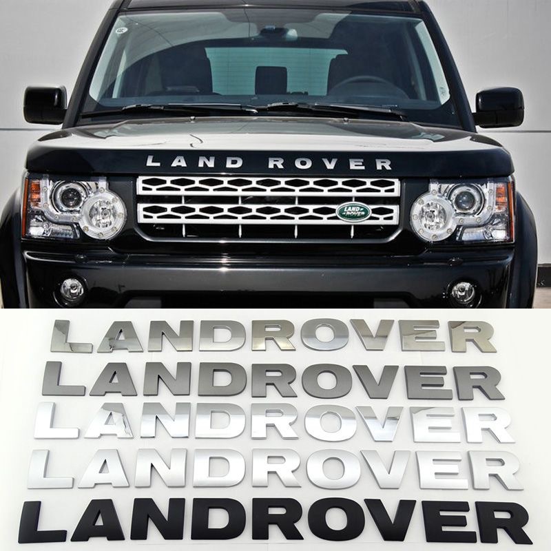 Applicable Land Rover LAND ROVER Word Mark Found 3/4 Cover English Letter Mark Front Mark Rear Rear Car Mark