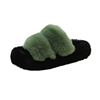 Keep warm demi-season slippers indoor platform, footwear, wholesale