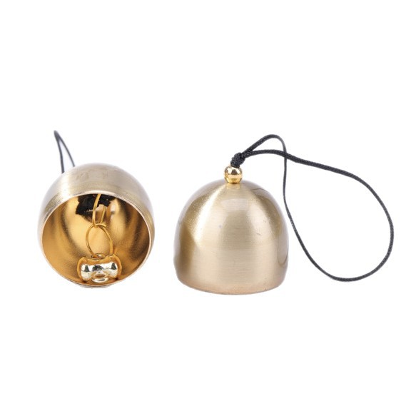 Alloy Christmas Bell Wind Chime Pendant DIY Handmade New Year's Door Hanging Decoration Pendant Accessories Small Ornaments Materials Wholesale