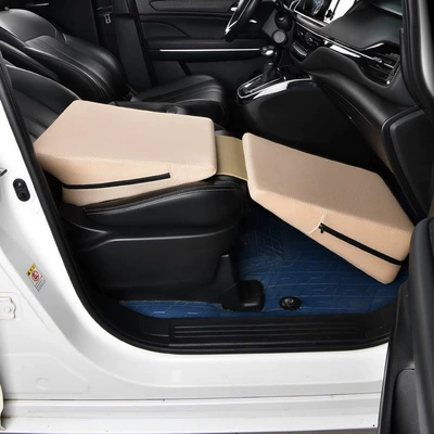 Foldable Flat Sleeping Mat for Other Automotive Interior Supplies - breathable-mesh-no-sweating-warm-beige