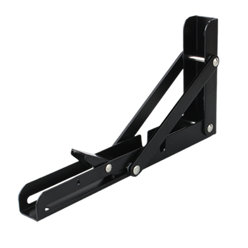 (2개) 304 스테인레스 스틸 접이식 브래킷 삼각대 벽 교수형 선반 보관 랙 식탁 컴퓨터 책상