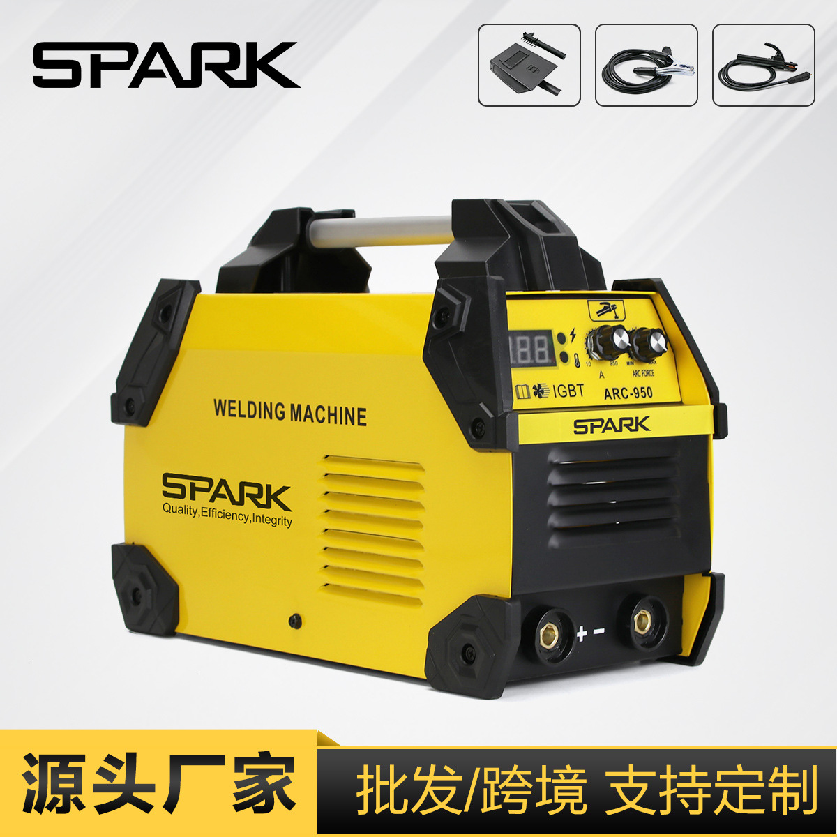跨境搜SPARK电焊机批发ARC-950家用220V直流手工焊套装焊接机