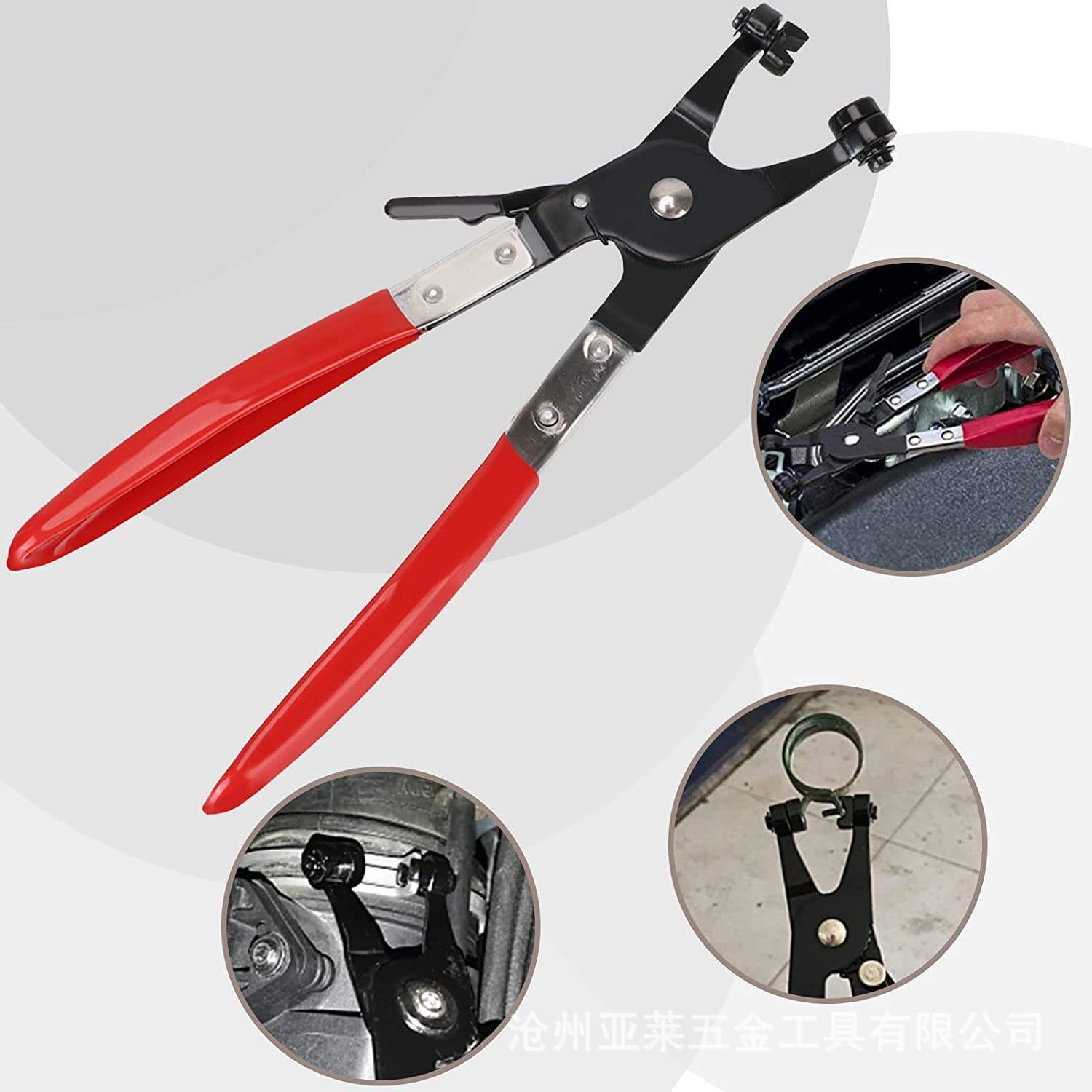 Herramienta de anillo de manguera plana de manguera automática de abrazadera de manguera expansor de tubo de escape desmontaje de automóviles