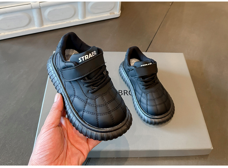 Pantofi casual pentru copii, primăvară și toamnă, pantofi sport pentru fete, la modă nouă, tălpi moi, toate se potrivesc cu pantofii respirabili în stil britanic_voghion.com