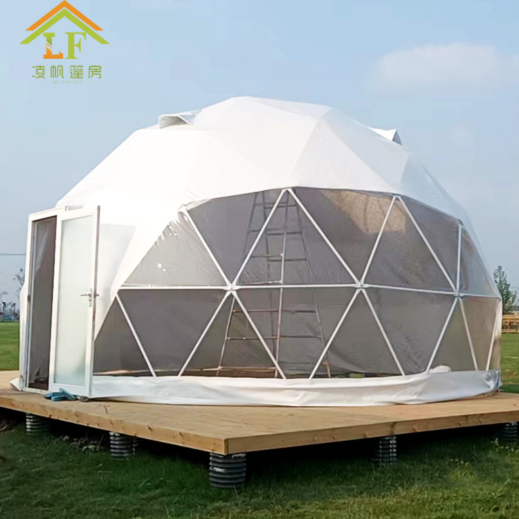 广州凌帆帐篷厂家热线户外dome ten球形星空帐篷 民宿酒店帐篷