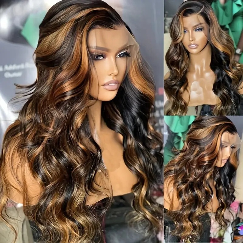 European and American Hot Selling Front Lace Fashion Wig Headgear Cross Border African Front Lace Wig Headgear