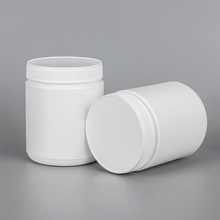 源头厂家HDPE500cc白色粉末包装罐蛋白粉桶咖啡罐奶粉罐茶叶罐