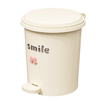 家用脚踏垃圾桶双桶圆形轻奢客厅大容量带盖防臭脚踏垃圾收纳桶