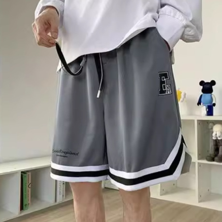 Shorts Summer Men's Fashionable Brand Thin American Style Casual Pants Five-point Pants Fashionable Outer Wear Loose Large Size Basketball Sports Pants