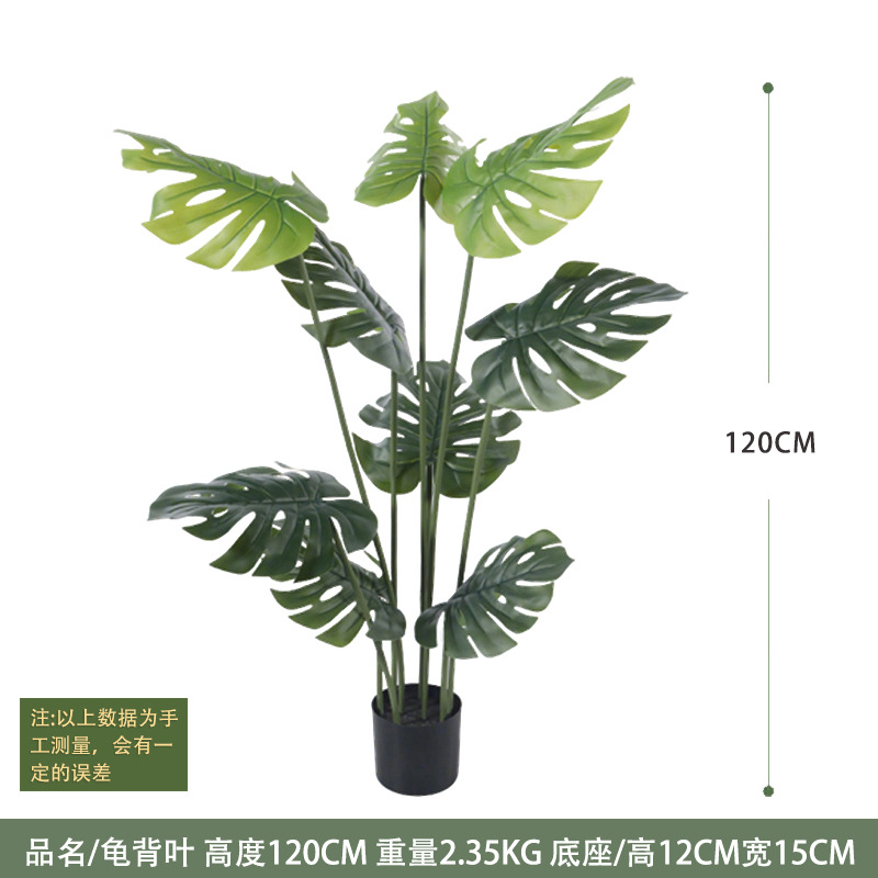 Decoración interior de plantas verdes de simulación de gran tamaño, plátano de bambú, gigantesco, plantas verdes falsas en maceta, paisajismo de plantas de simulación al por mayor image 21