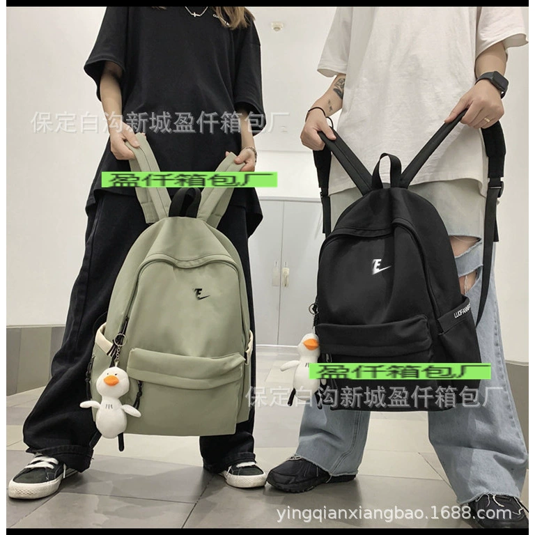 Backpack, fashionable school bag for elementary school students, capacious travel laptop for men and women for traveling, wholesale, simple and elegant design, for teenagers