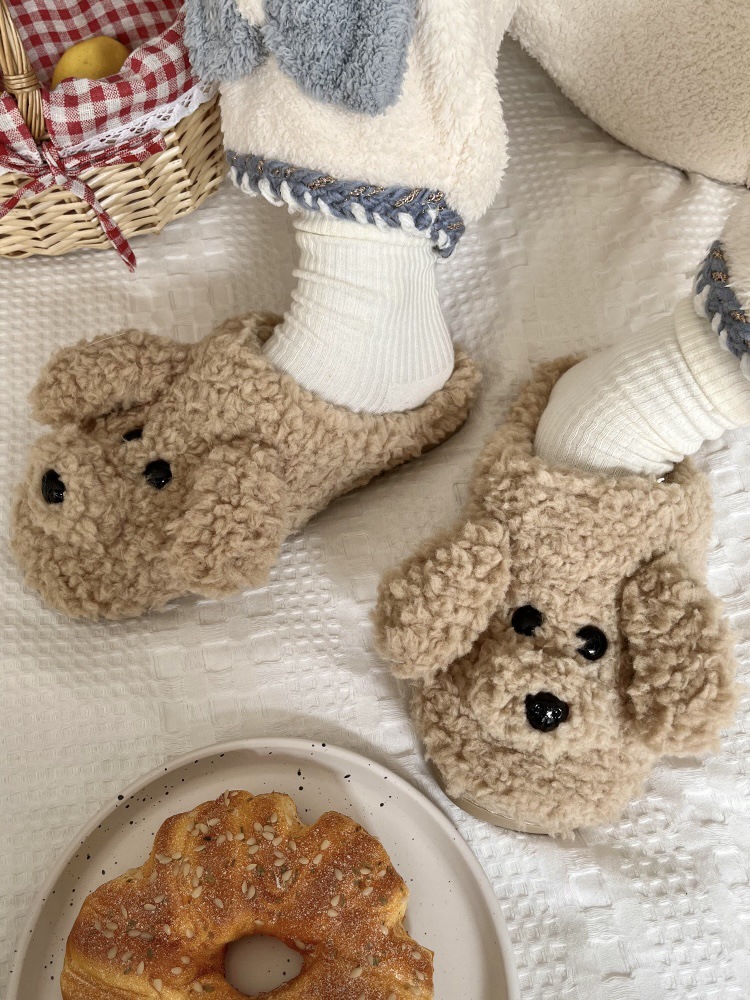 Pantofole lavabili in lavatrice leggere e comode per la camera da letto autunnale regolabili in peluche unisex con punta chiusa_voghion.com
