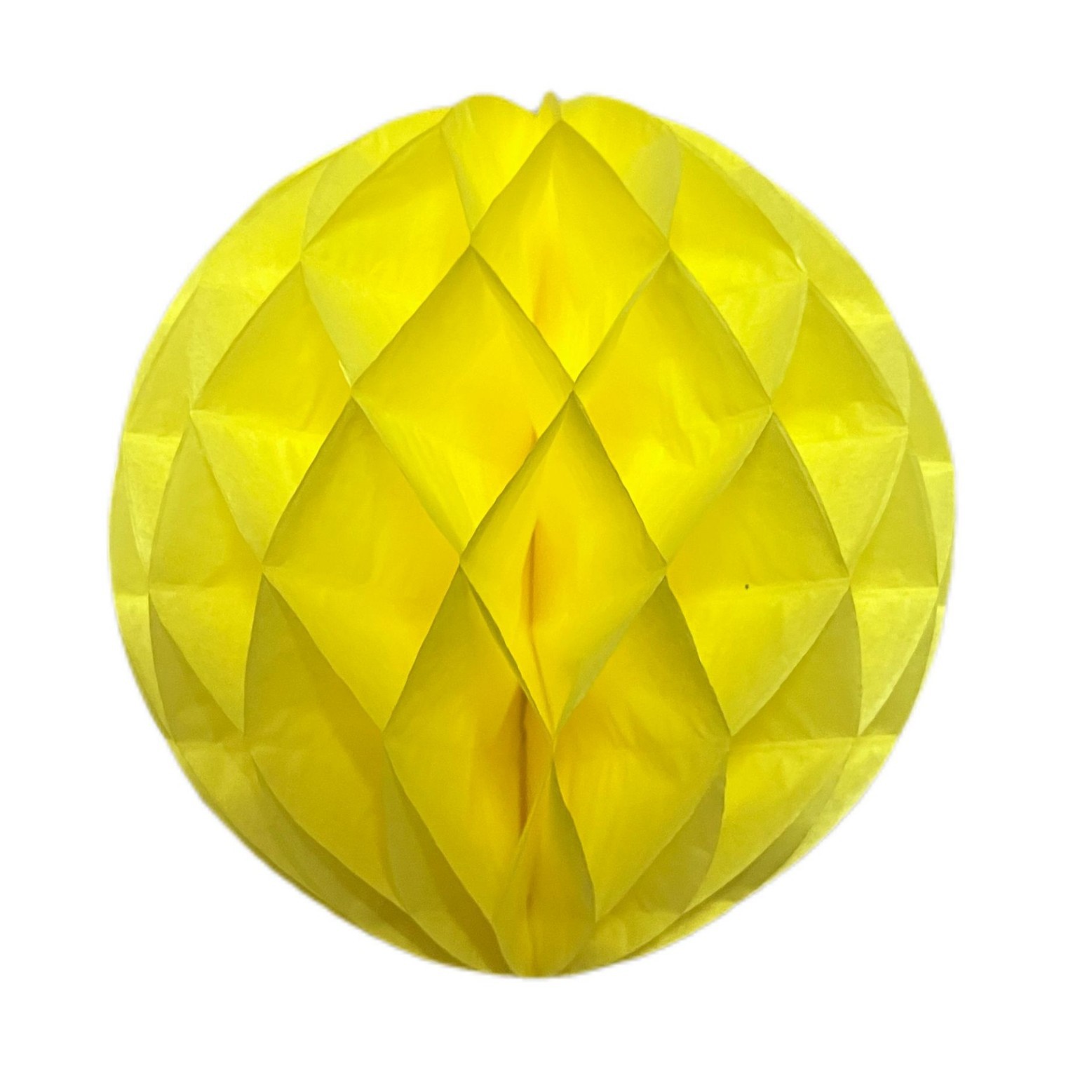 종이 벌집 공 - 노란색
