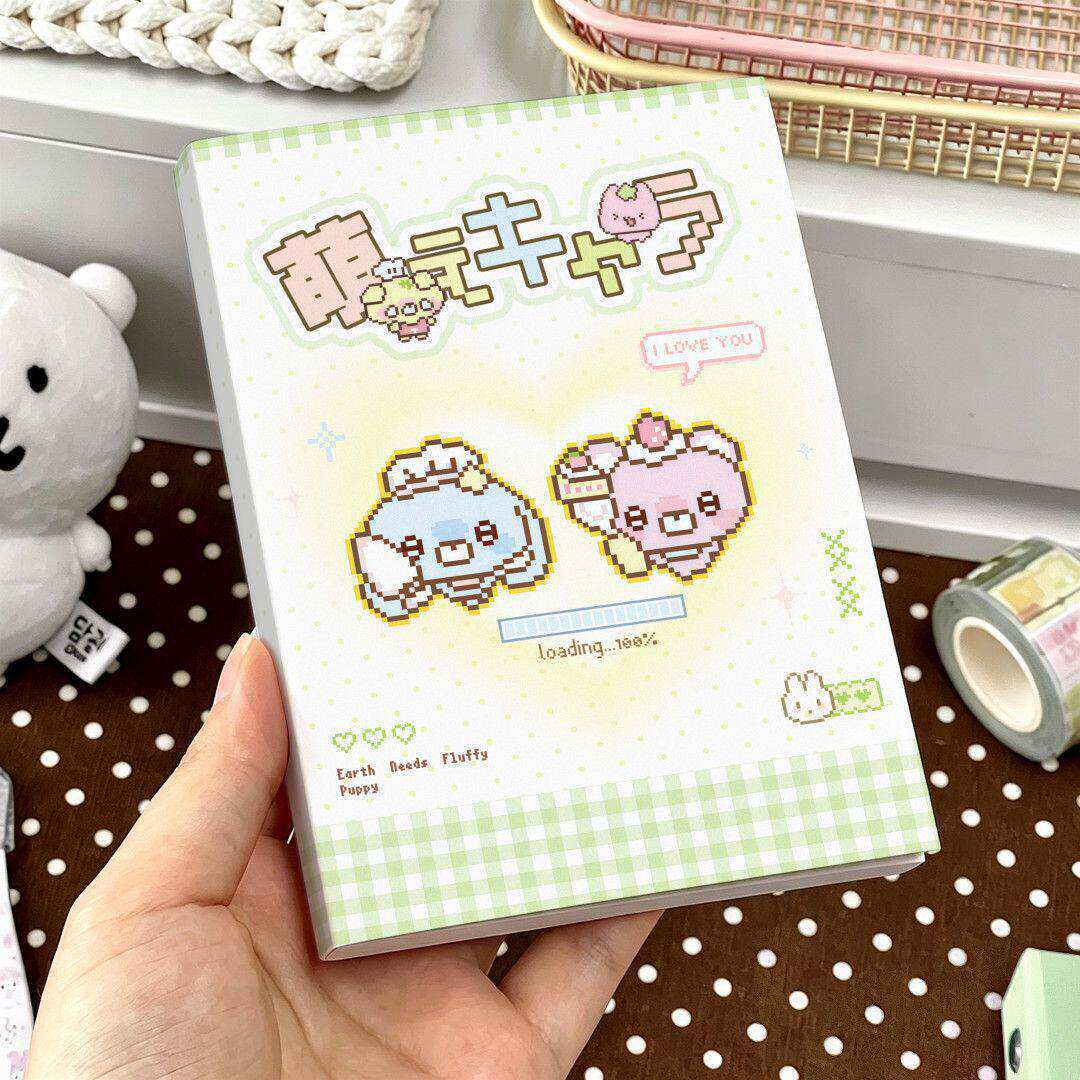 Cartoon book with stickers, cute sticker, new collection, DIY