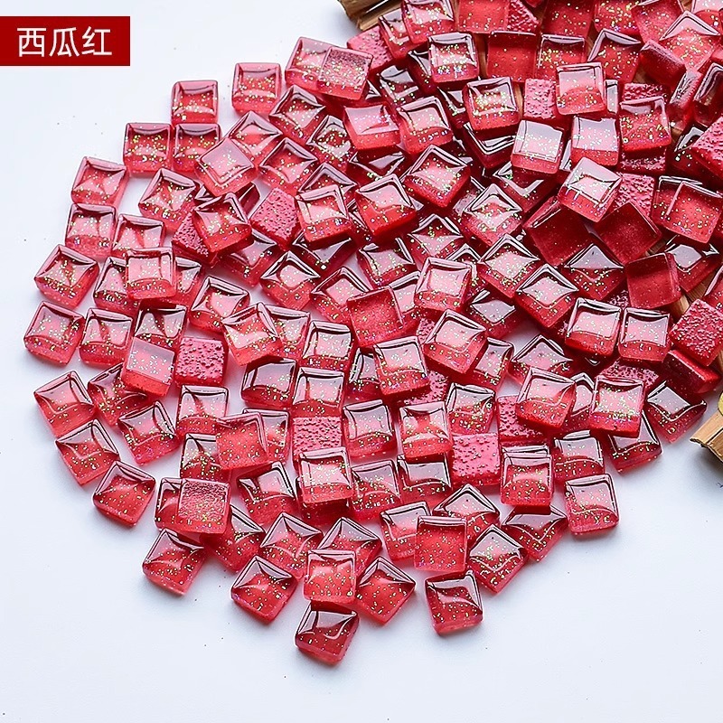 200 グラム diy マルチグリッターモザイクコレクションクリスタルフリーストーンガラス子供の手作り材料粒子|undefined