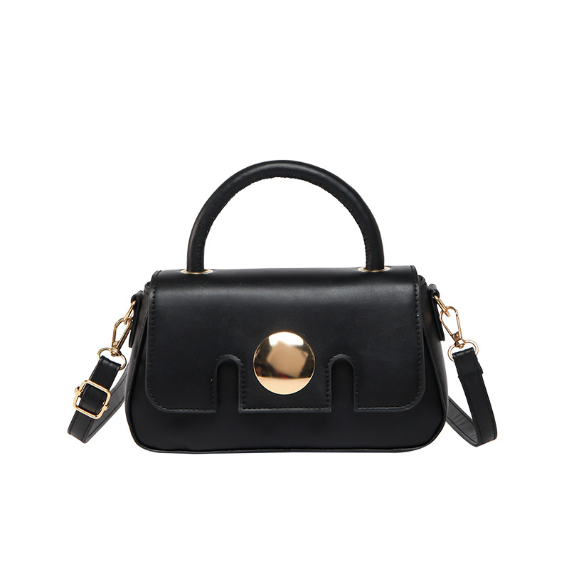 Bolso de un solo hombro de estilo occidental simple de moda de personalidad francesa 2025 primavera nueva versión coreana bolso pequeño de mensajero casual