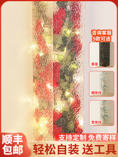 Stone Pattern Plexiglass U-Shaped L-Shaped Shielding Plate Water Ripple Acrylic Light-Transmitting Plate Hot-Bent Pipe Package