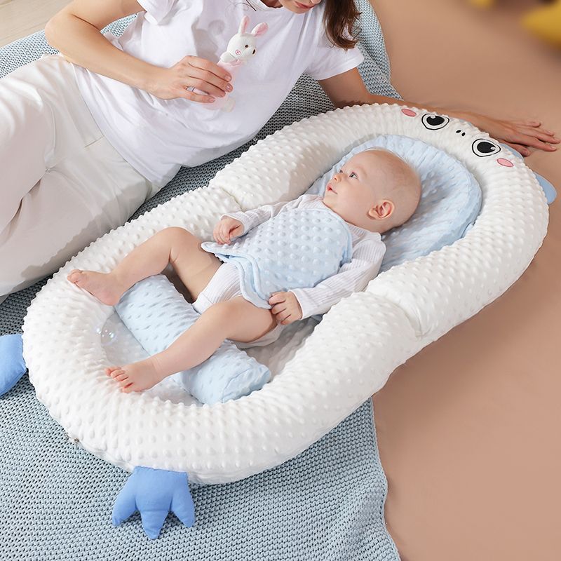 Baby Crib-In-Bed Portable Newborn Sleep Aid Anti-Startle Bionic Bed Baby Anti-Pressure Sleeping Removable Bed