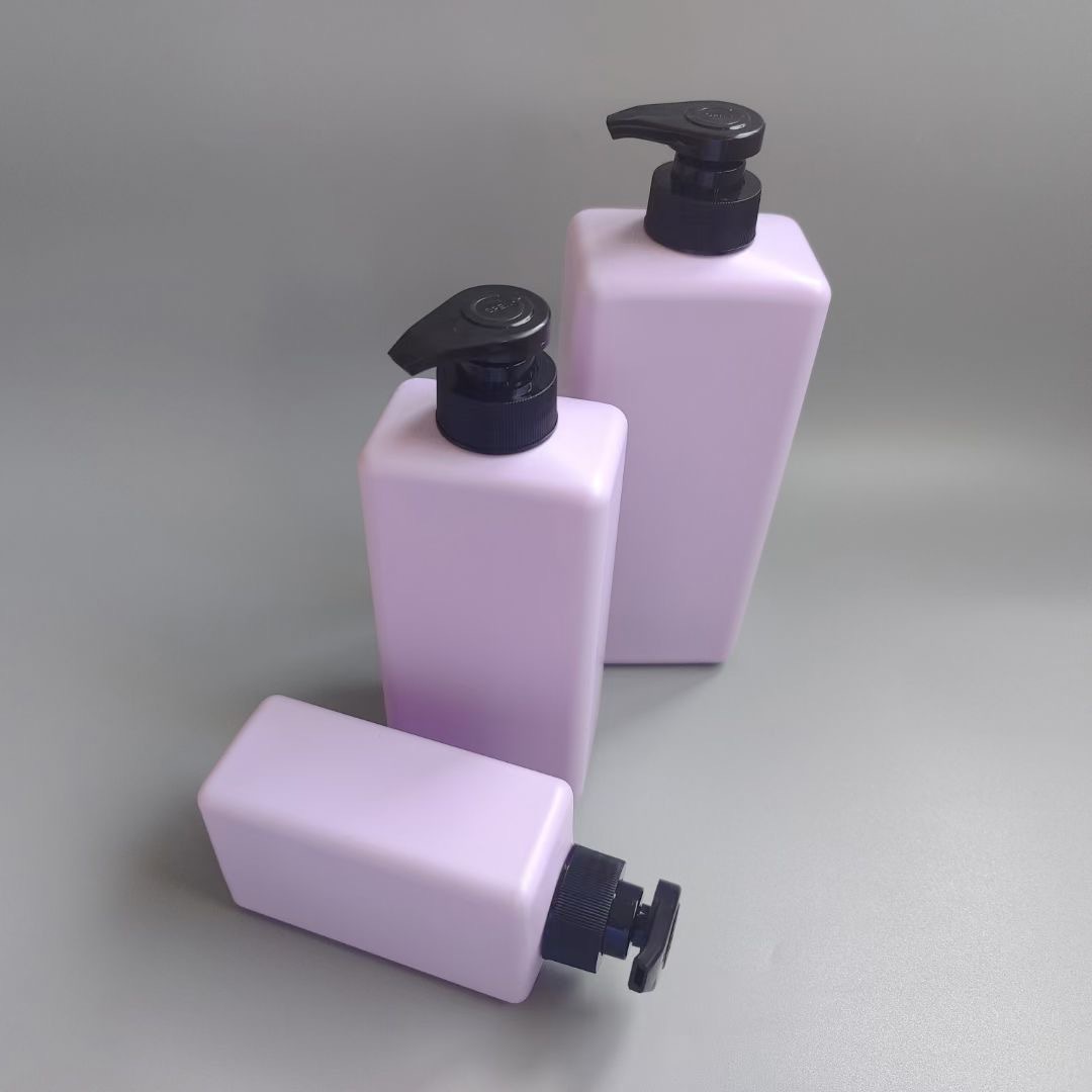 四方塑料空瓶院装可用于洗发水护发素沐浴露身体乳乳液瓶大容量