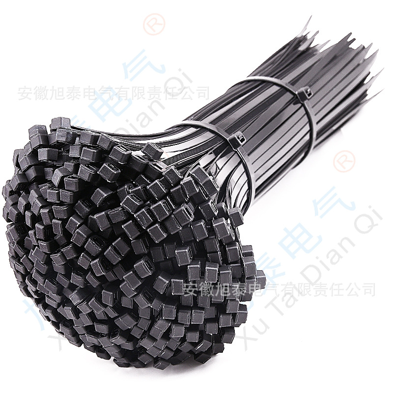 供应10*760白色尼龙扎带束线带 国标尼龙扎带 全新料自锁式扎带