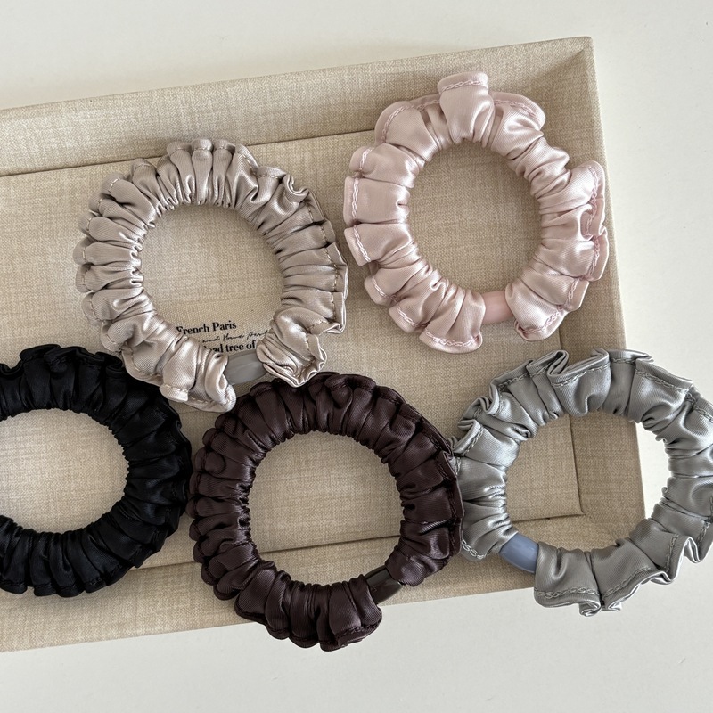 Solid color elastic harmless universal durable hair rope
