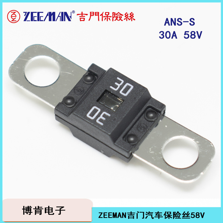 Zeeman吉門自動車ヒューズボルト平板式ヒューズANS-S345678100125200A58V|undefined