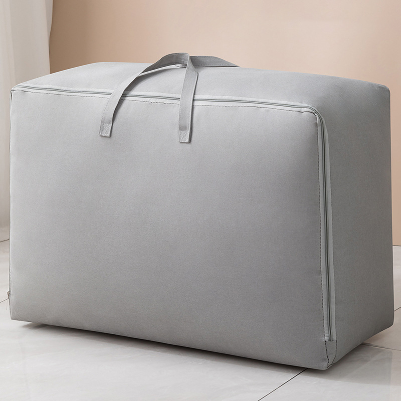 Bolsa de almacenamiento de edredón de algodón bolsa de almacenamiento de edredón de dormitorio no tejido ropa de gran capacidad bolsa de embalaje de equipaje en movimiento