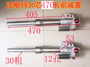 電動車電摩巧格迅鷹小龜改裝前減震法斯特外觀前叉減震器避震30芯