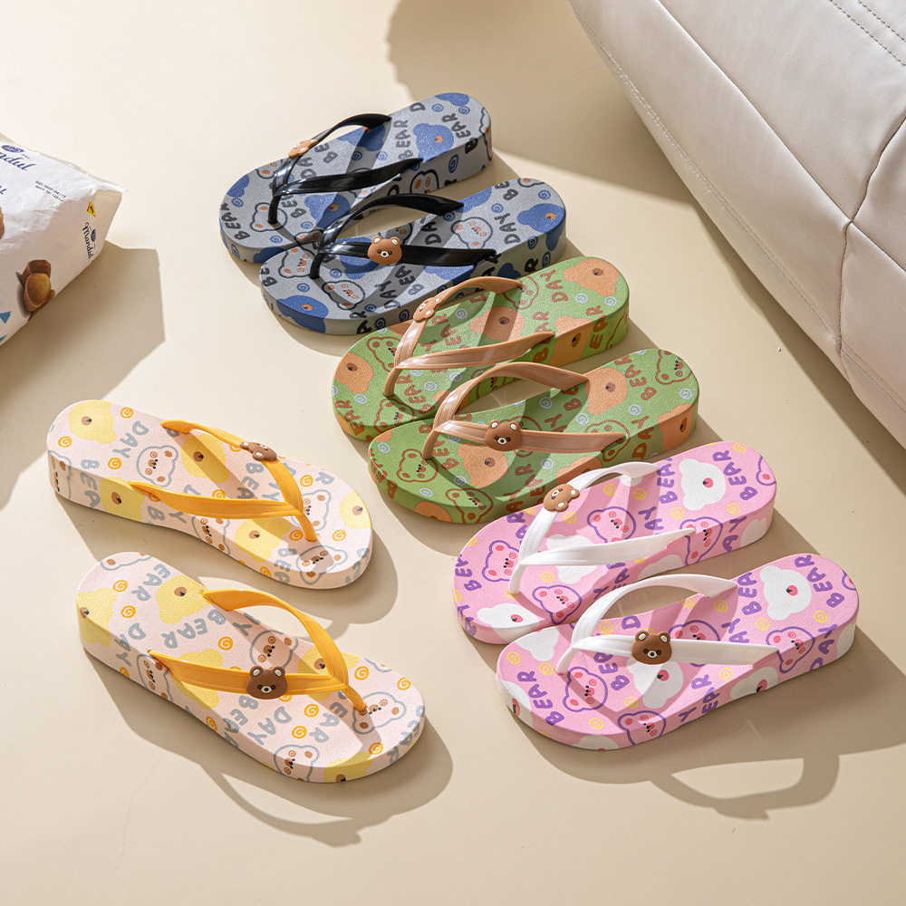 Flip flops platform heels
