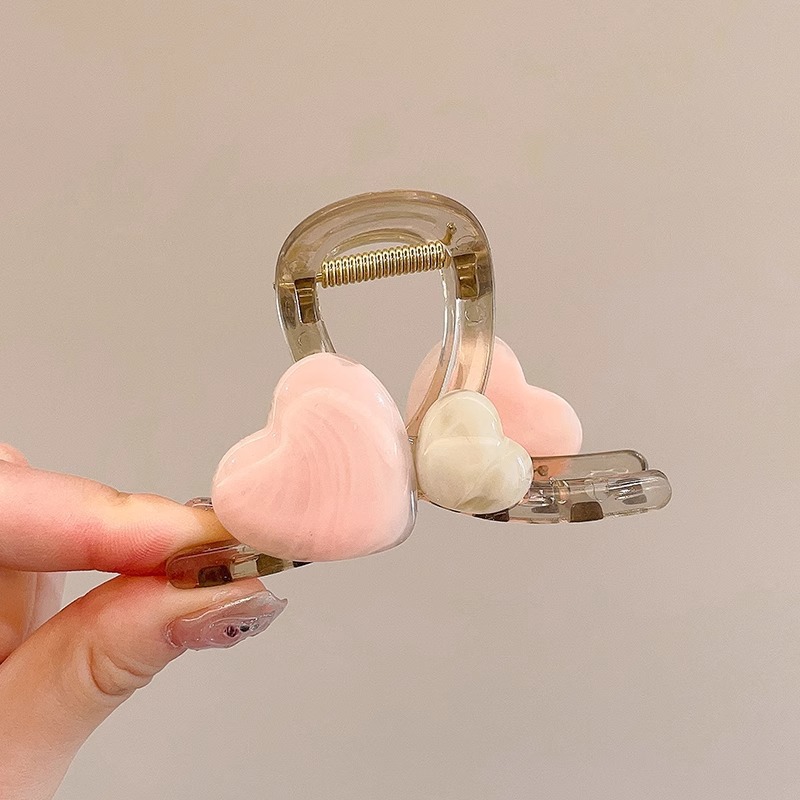 Lujo ligero, temperamento de alta gama, clip de agarre femenino 2025, nueva horquilla, placa de la parte posterior de la cabeza, gran cantidad de cabello, clip de tiburón, tocado