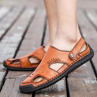 2024 Spring Men's Shoes New Casual Sandals Men's Breathable Slippers Summer Beach Shoes for Men