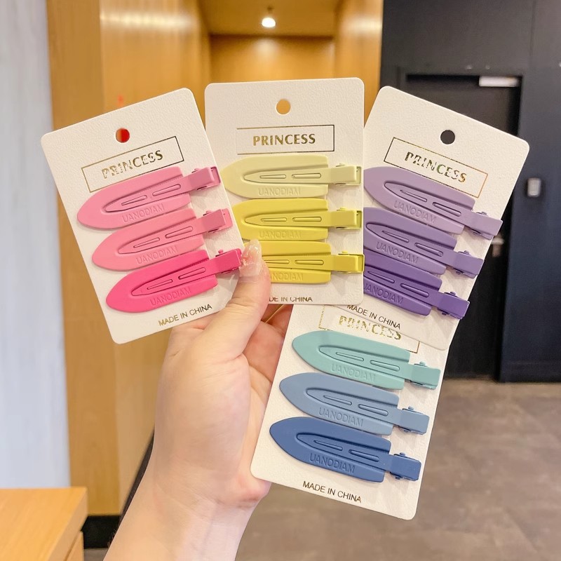 ネット赤洗顔化粧髪クリップ無痕髪カード砕髪前髪クリップサイドクリップ女性韓国アヒル口クリップ一字クリップ