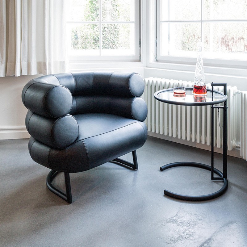 Silla Bibendum medieval silla nórdica una persona tienda de ropa vintage sofá de cuero diseñador ocio