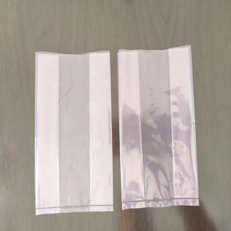 粉色PE风琴袋电子产品塑料包装袋 印刷黑色平口包装袋 蓝色po