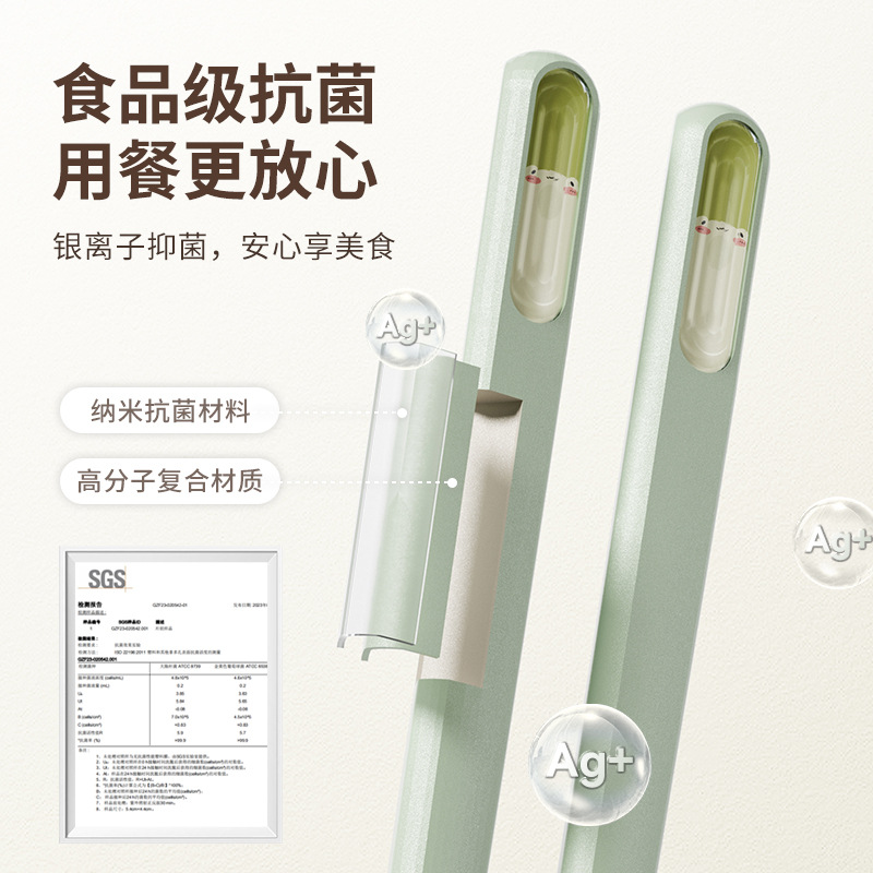 Paletas de dibujos animados de alta calidad, palillos de aleación antideslizante a prueba de moho y resistente a altas temperaturas para una persona.
