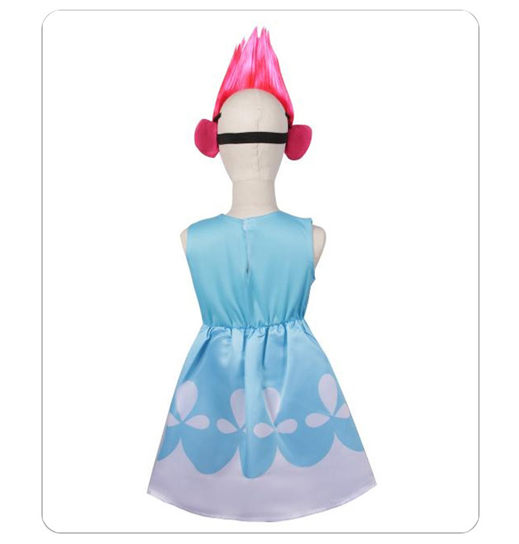 Amazon new children's cosplay magic hair elf performance clothing Bobbi blank stage performance clothing