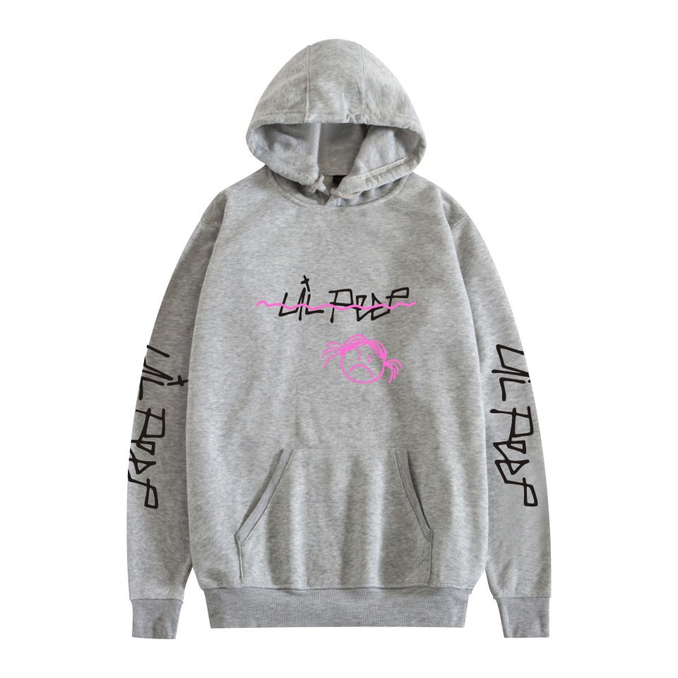 Tendencias europeas y americanas Li street con capucha suéter de cuello redondo con capucha suéter de pareja de otoño e invierno suelto casual