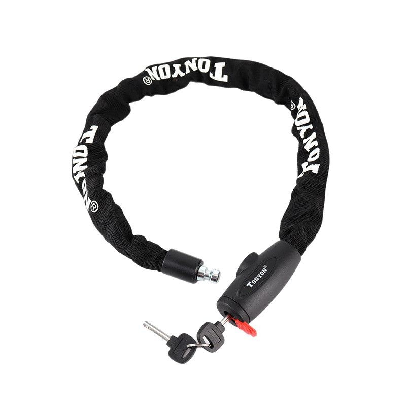 TONYON bloqueo universal carretera bicicleta bloqueo plegable coche antirrobo bloqueo de cable bicicleta de montaña Cadena de bloqueo TY-715D